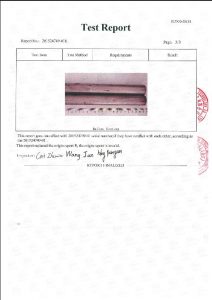 Tanúsítvány az A453 660B 3-hoz