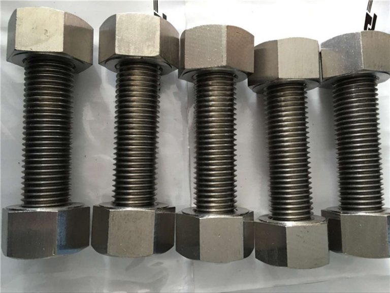 nikkel ötvözet 400 en2.4360 teljes menetes rúd anyacsavarral