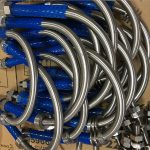 alacsony rozsdamentes acél cső u2 csavarja, a4