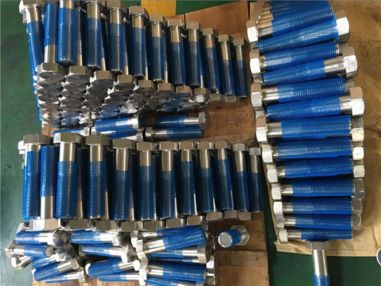 sus 304l hu1.4306 ss rögzítő hatszögű csavarok iso4014 fél menet